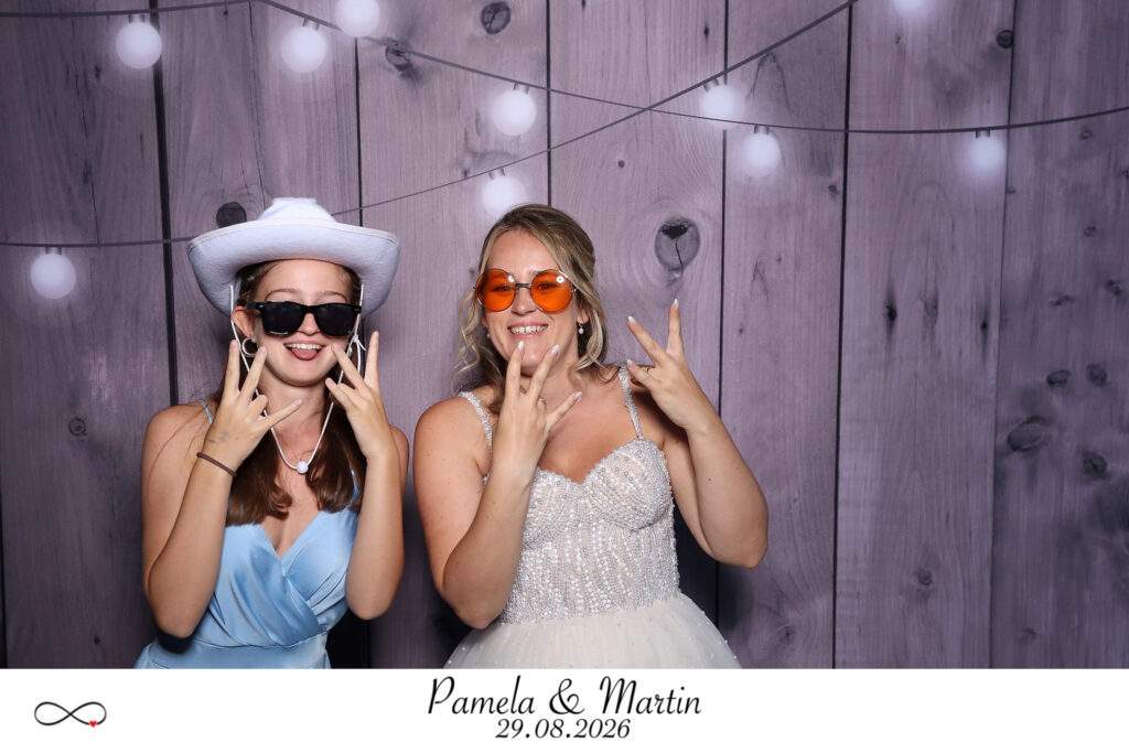 Fotobox Sofortbild Hochzeit Pamela und Martin
