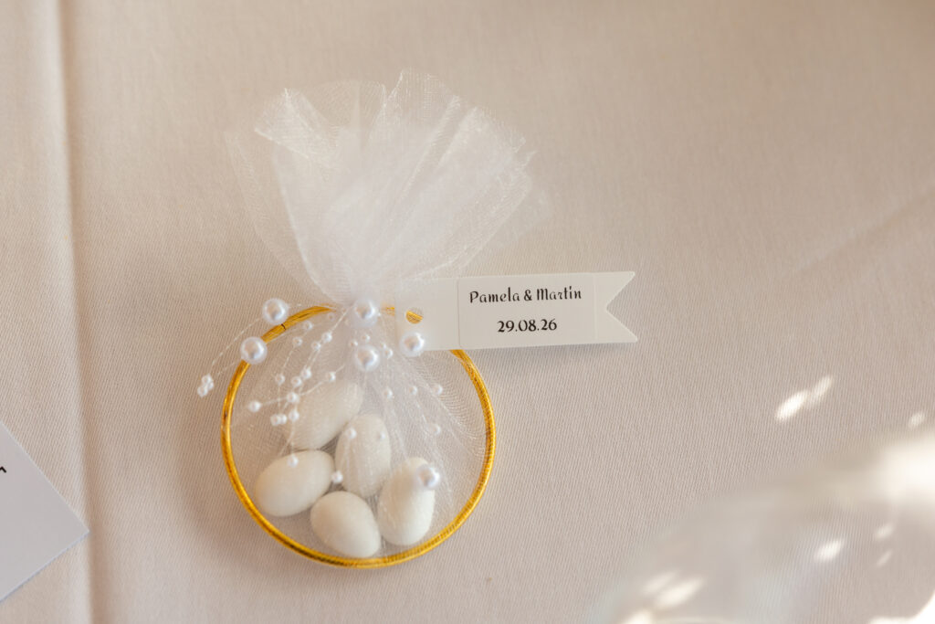 Gastgeschenk Detail Hochzeit Pamela und Martin